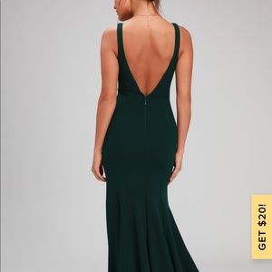 Lulu's Dresses - Aperitif Emerald Green Maxi Dress Lulu's Dresses - Aperitif Emerald Green Maxi Dress